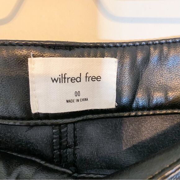 Aritzia Wilfred Free Faux Leather Pants - Picture 5 of 7